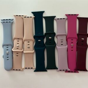 8-Pack Silicone Watch Bands
